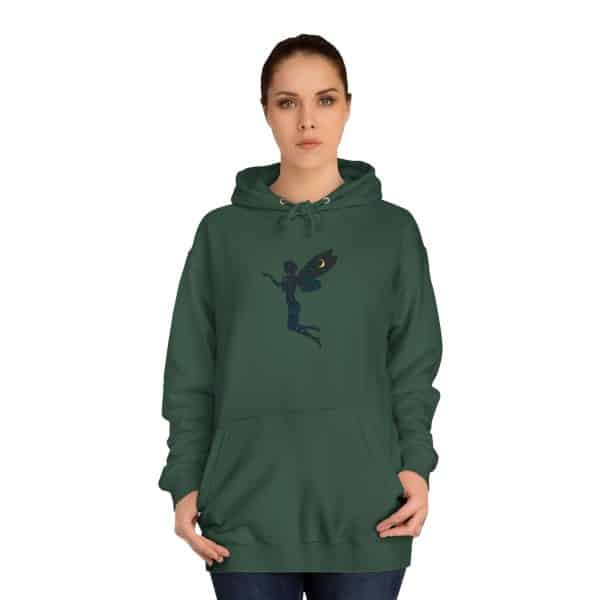 Fairy Design Unisex College Hoodie - Dreamy and Unique Campus Wear - Image 36