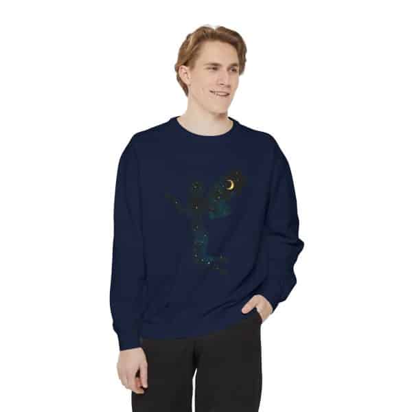 Celestial Fairy Unisex Garment-Dyed Sweatshirt - Cozy and Dreamy Style - Image 63