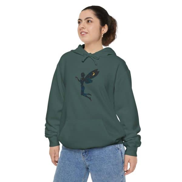 Whimsical Fairy Unisex Garment-Dyed Hoodie - Image 19